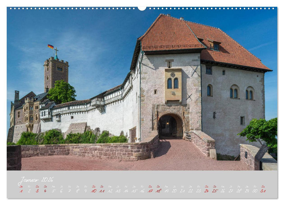 Thüringer Wald Das Grüne Herz Deutschlands (CALVENDO Wandkalender 2026)