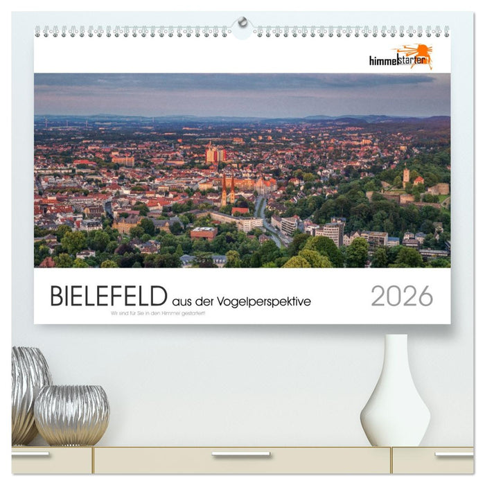 BIELEFELD aus der Vogelperspektive (CALVENDO Premium Wandkalender 2026)