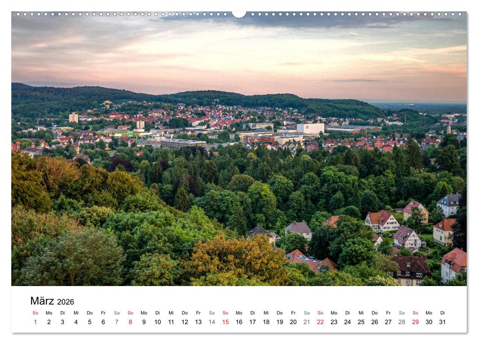 BIELEFELD aus der Vogelperspektive (CALVENDO Premium Wandkalender 2026)