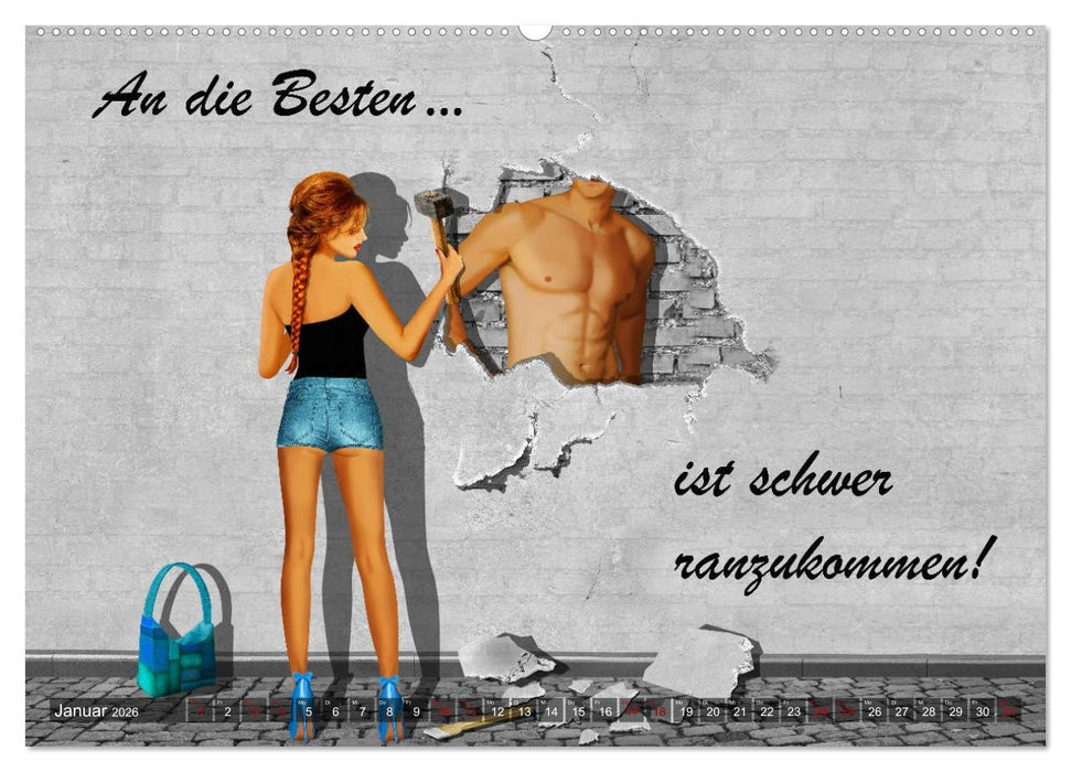 Street-Art in Digital-Art by Mausopardia (CALVENDO Premium Wandkalender 2026)