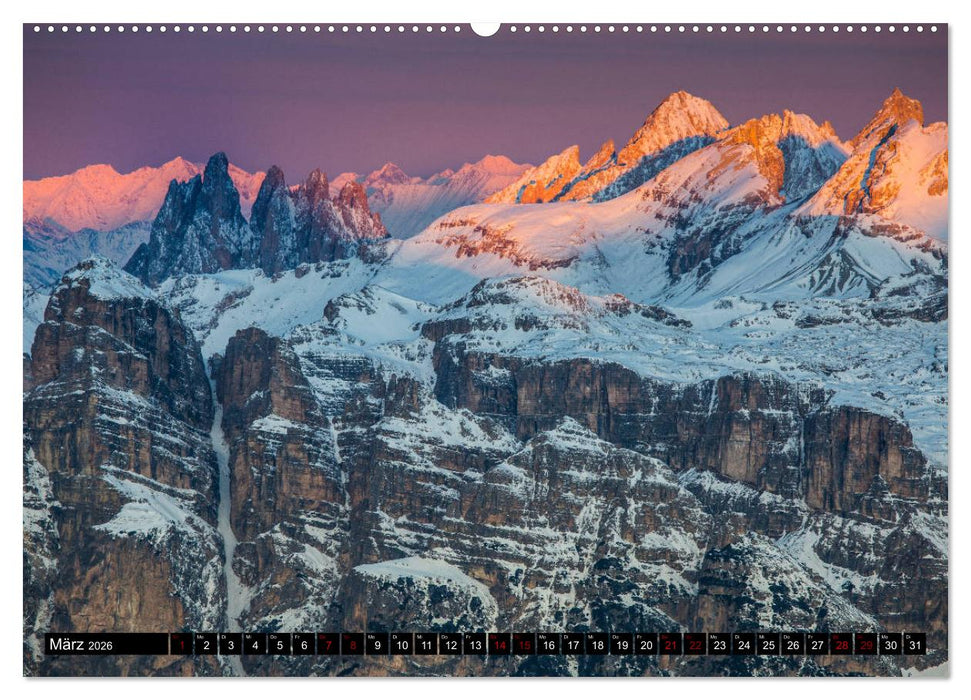 Lagazuoi Dolomiten (CALVENDO Premium Wandkalender 2026)