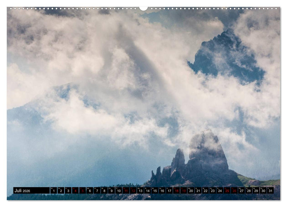 Lagazuoi Dolomiten (CALVENDO Premium Wandkalender 2026)