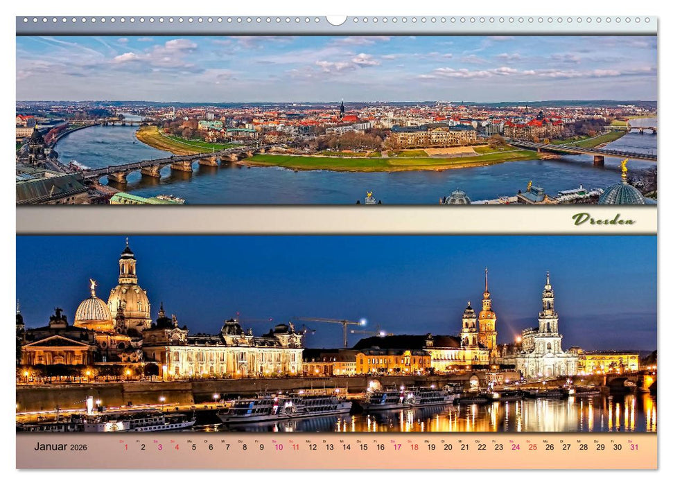 Städte der Welt, Panoramen (CALVENDO Premium Wandkalender 2026)