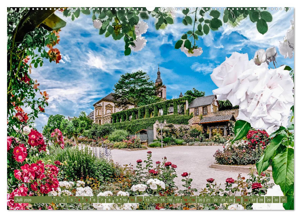 Eltville am Rhein - Wein, Sekt, Rosen (CALVENDO Premium Wandkalender 2026)