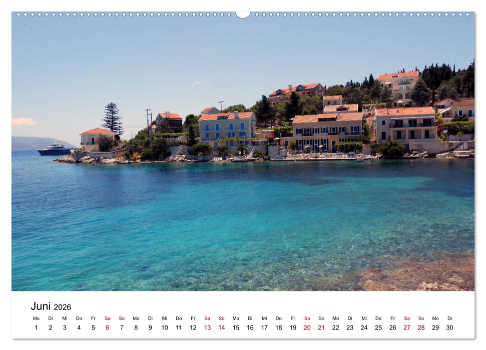 Griechenland - Insel Kefalonia (CALVENDO Premium Wandkalender 2026)