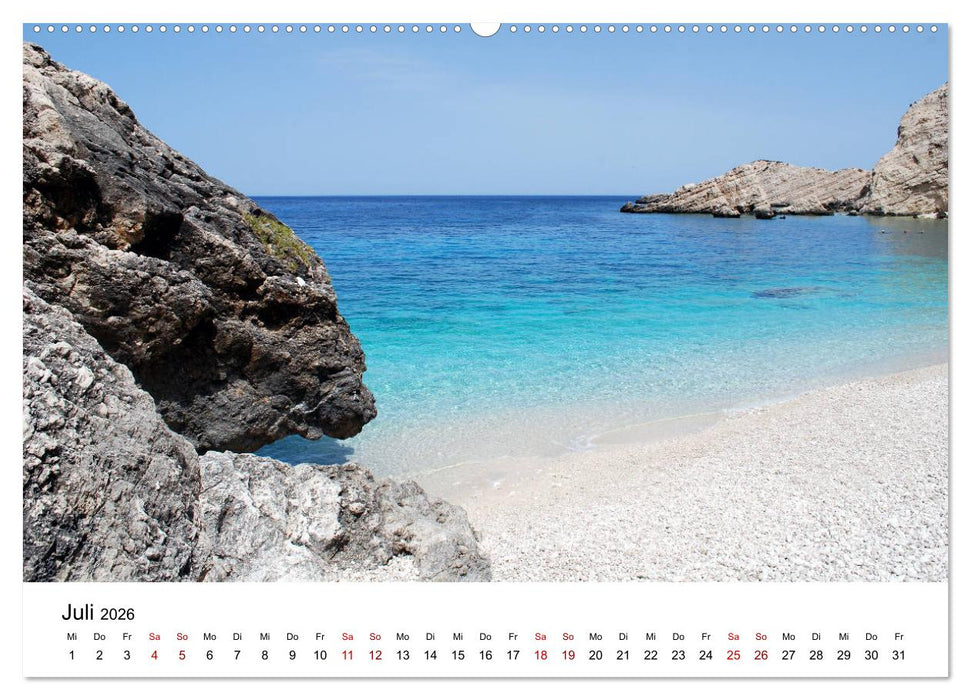 Griechenland - Insel Kefalonia (CALVENDO Premium Wandkalender 2026)