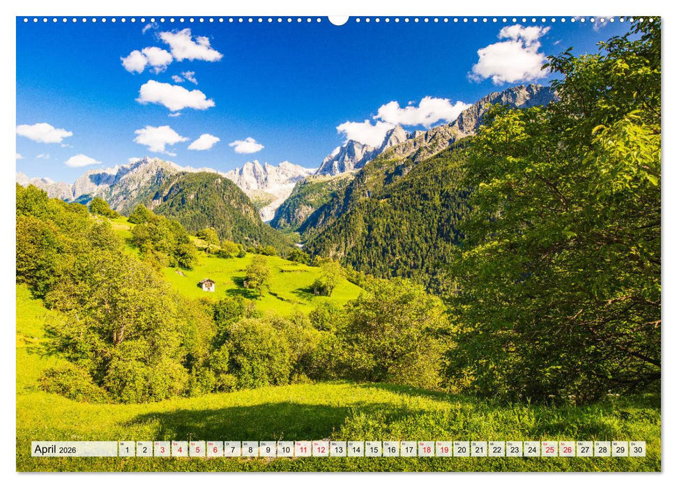 Bündnerland (CALVENDO Wandkalender 2026)
