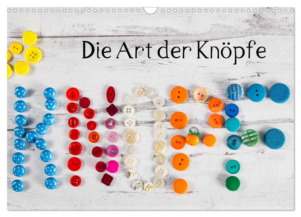Die Art der Knöpfe (CALVENDO Wandkalender 2026)