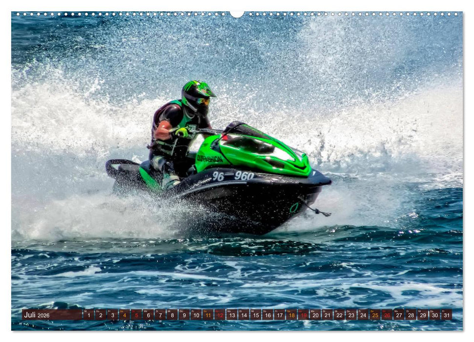 Jetboot - so cool (CALVENDO Premium Wandkalender 2026)