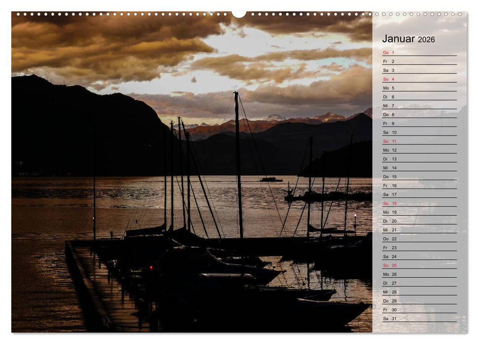 Impressionen vom Iseosee (CALVENDO Premium Wandkalender 2026)