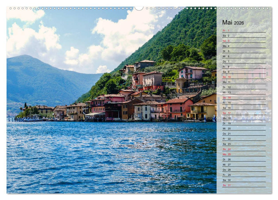 Impressionen vom Iseosee (CALVENDO Premium Wandkalender 2026)