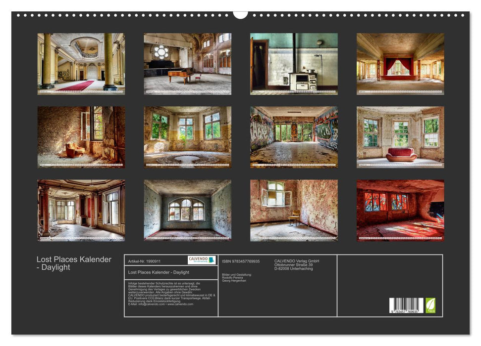 Lost Places Kalender - Daylight (CALVENDO Wandkalender 2026)