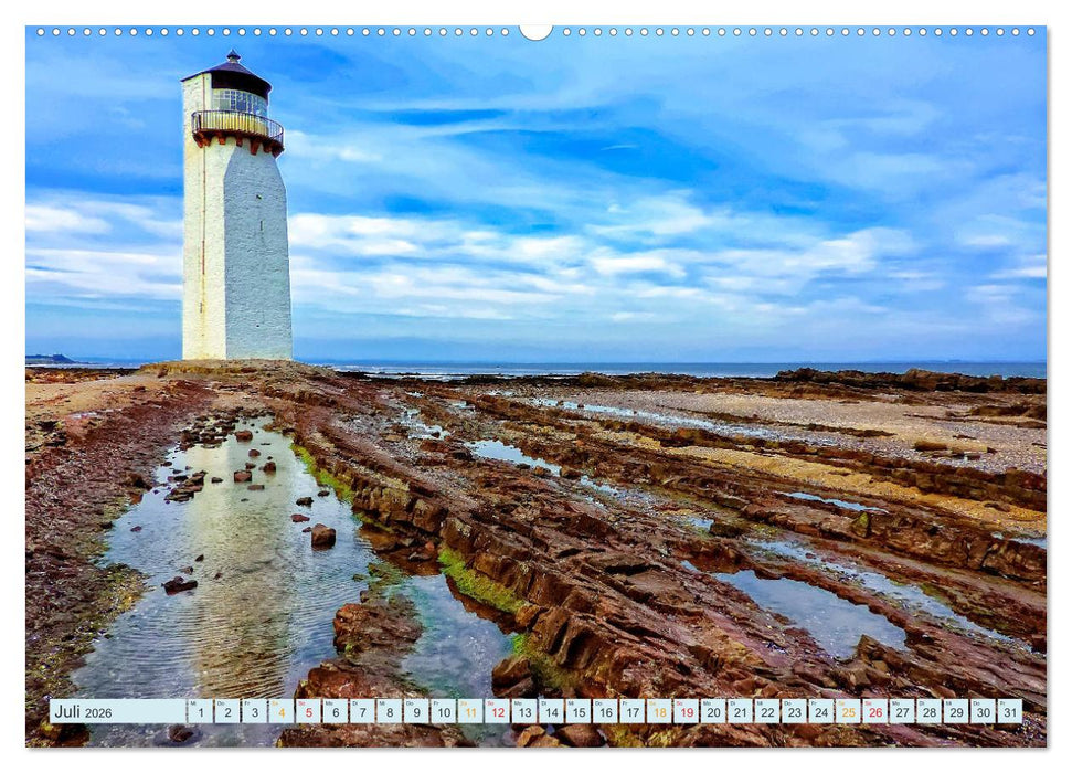 Leuchttürme - maritime Wegweiser (CALVENDO Premium Wandkalender 2026)
