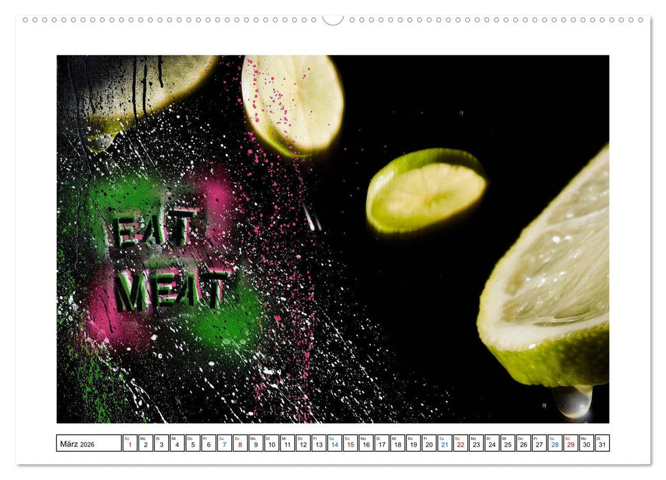 Graffiti trifft auf Fotografie (CALVENDO Premium Wandkalender 2026)