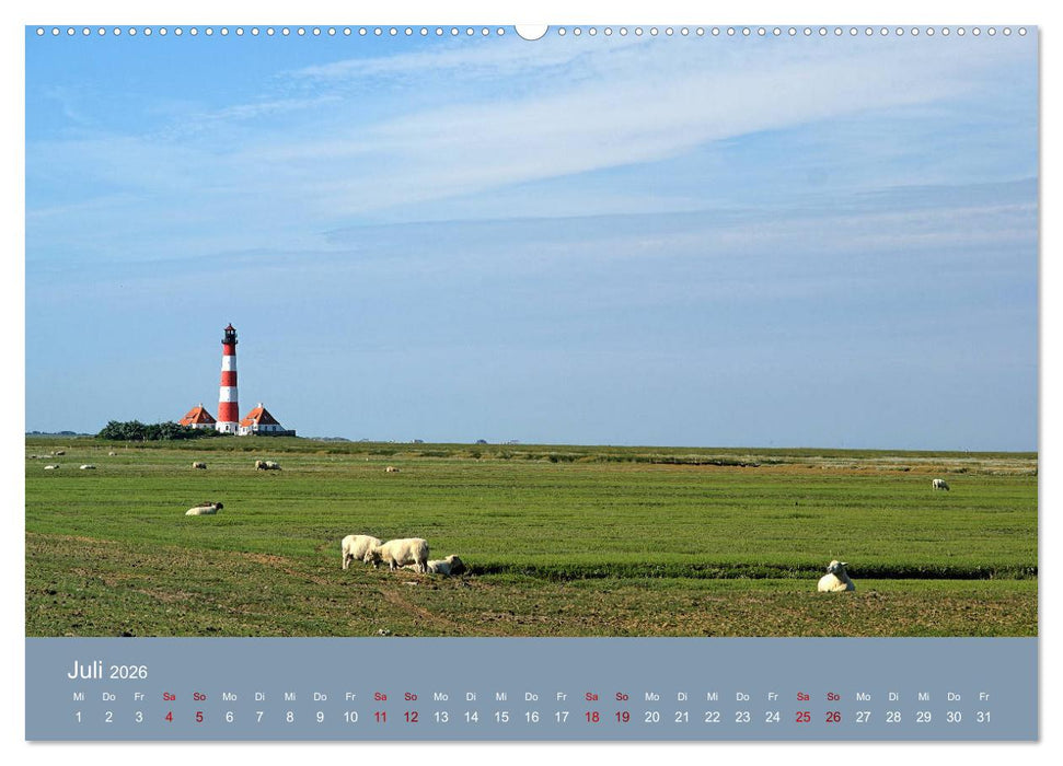 Westerhever (CALVENDO Premium Wandkalender 2026)