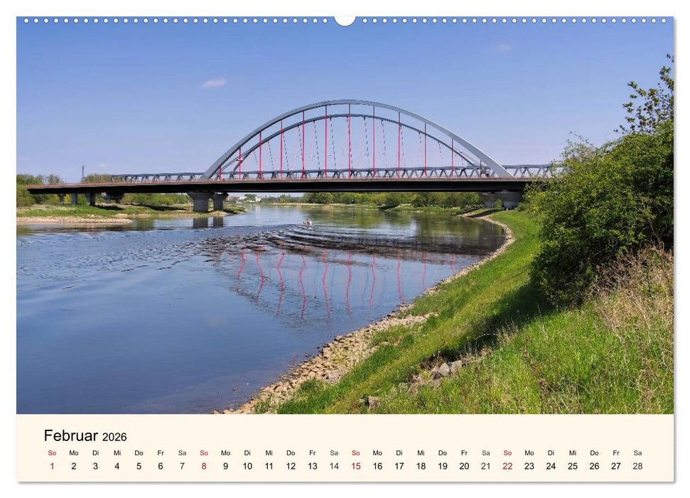 Lutherstadt Wittenberg - Stadt der Reformation (CALVENDO Premium Wandkalender 2026)