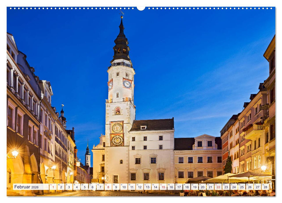 GÖRLITZ für Nachtschwärmer (CALVENDO Wandkalender 2026)