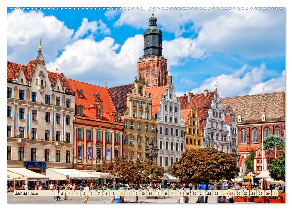 Reise durch Polen – Städte (CALVENDO Premium Wandkalender 2026)
