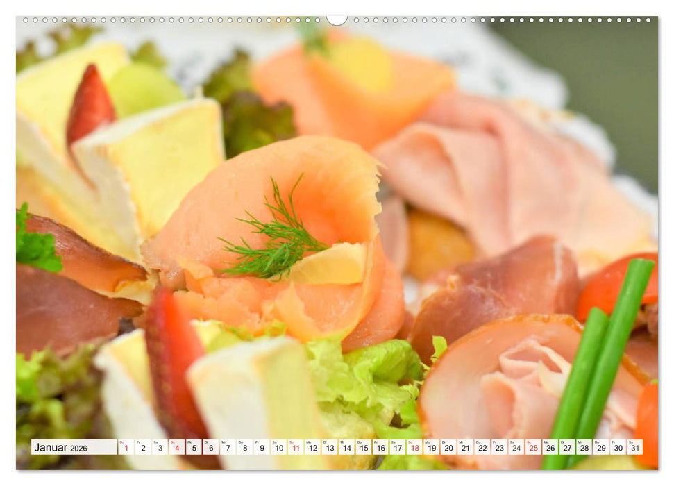 Bistronomie. Impressionen aus der gehobenen Küche (CALVENDO Wandkalender 2026)