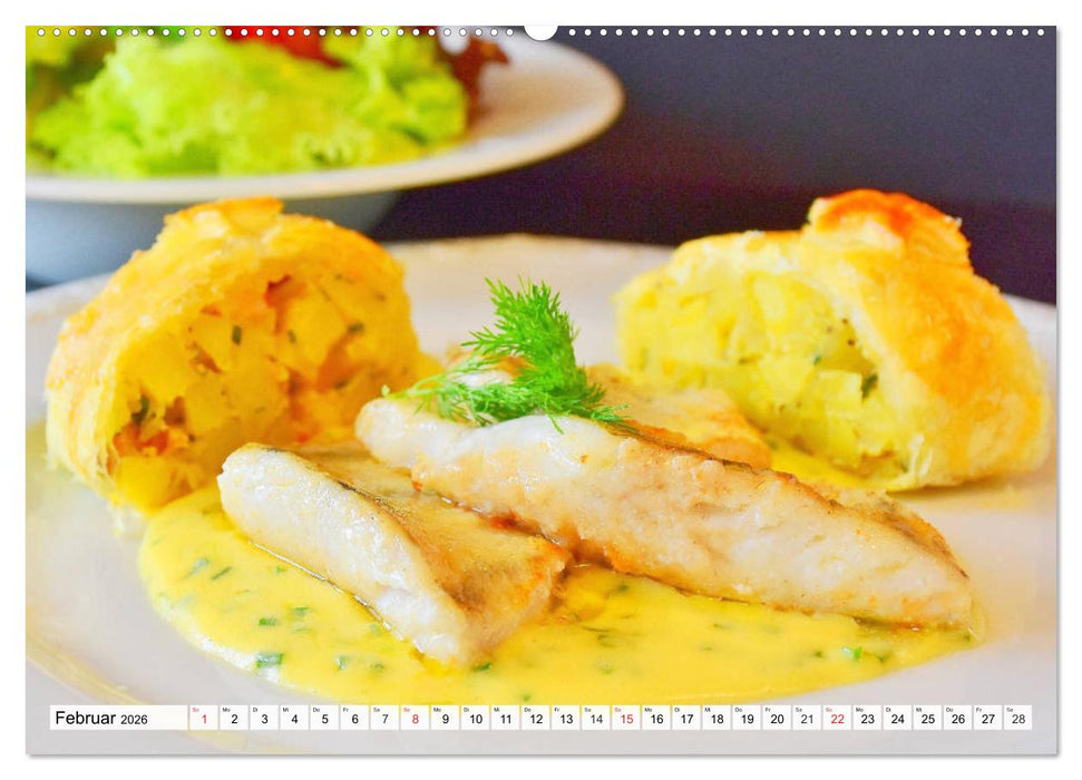 Bistronomie. Impressionen aus der gehobenen Küche (CALVENDO Wandkalender 2026)