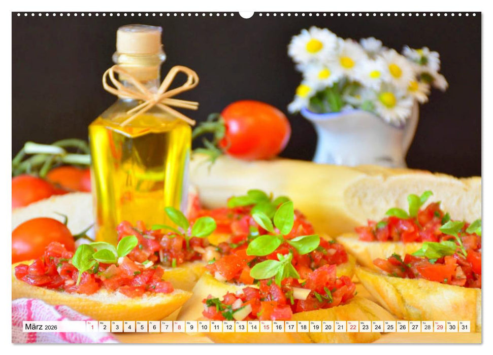 Bistronomie. Impressionen aus der gehobenen Küche (CALVENDO Wandkalender 2026)