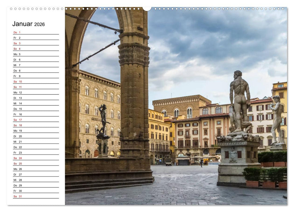 Impressionen aus FLORENZ (CALVENDO Premium Wandkalender 2026)