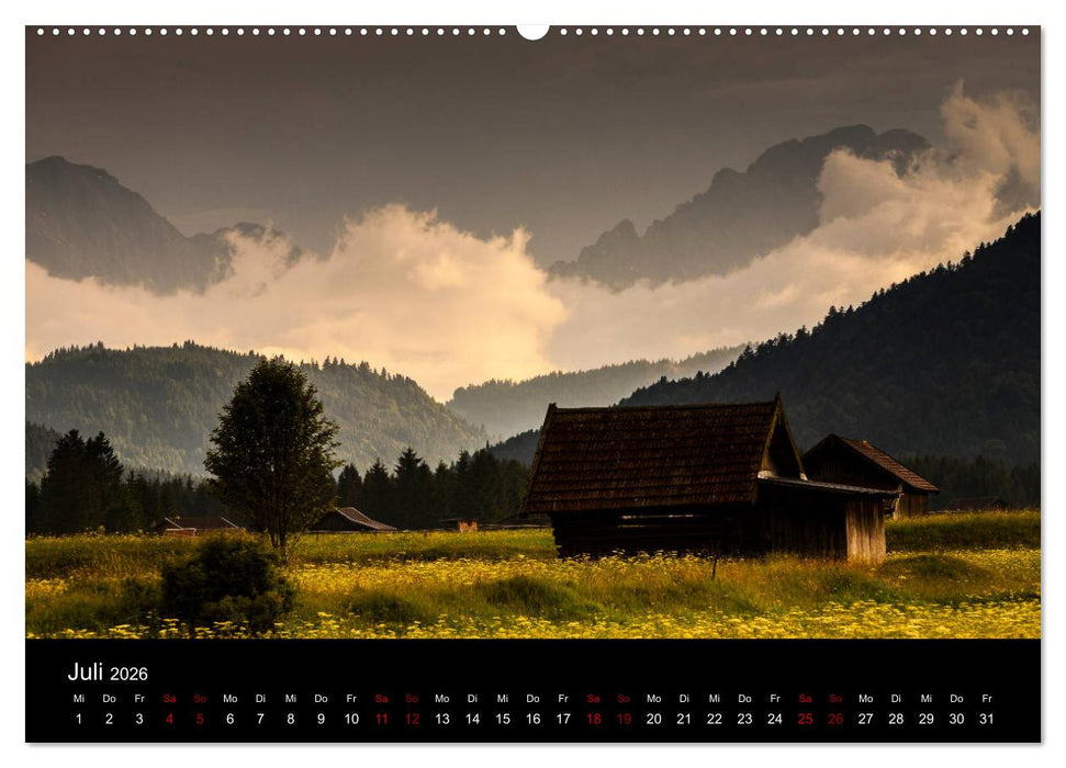 Bayerische Landschaften (CALVENDO Premium Wandkalender 2026)