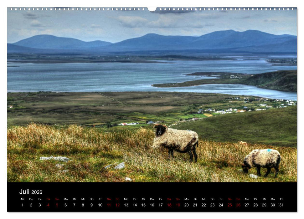 Irland - Rauhe Küste und Wilde Natur (CALVENDO Premium Wandkalender 2026)