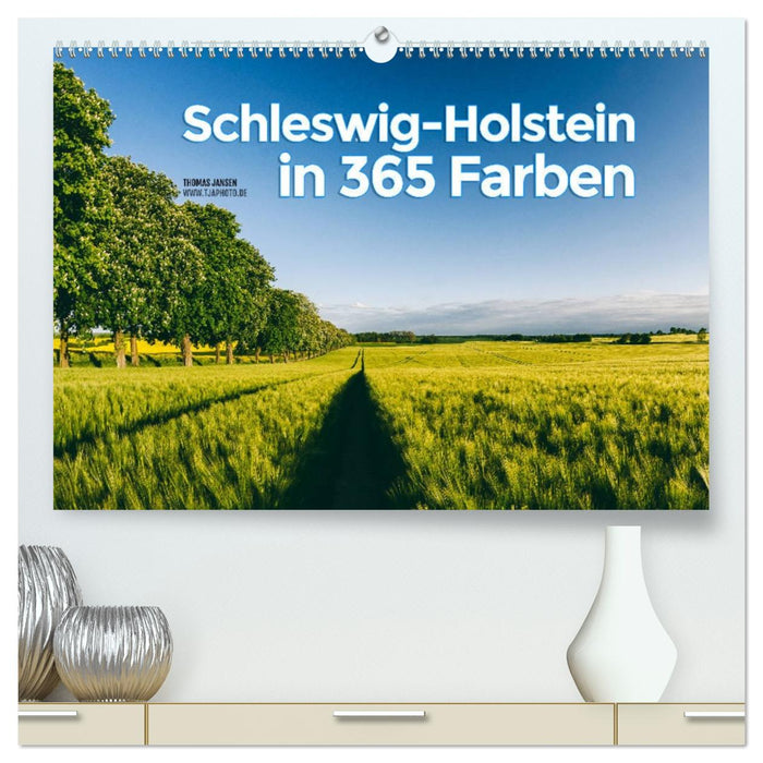 Schleswig-Holstein in 365 Farben (CALVENDO Premium Wandkalender 2026)