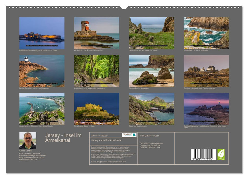 Jersey - Insel im Ärmelkanal (CALVENDO Premium Wandkalender 2026)