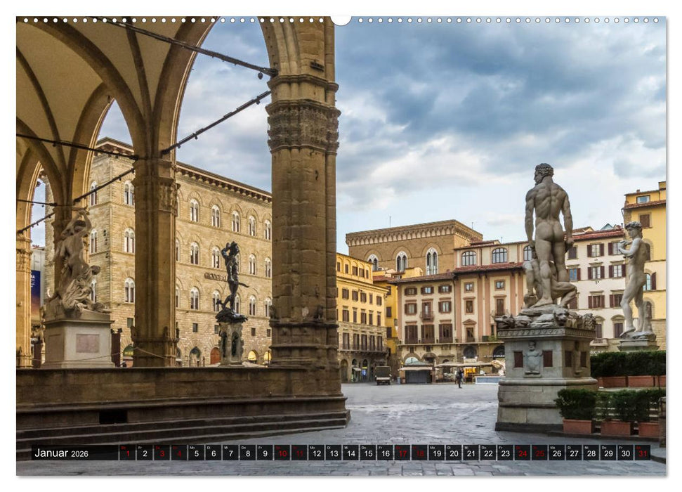 Impressionen aus FLORENZ (CALVENDO Premium Wandkalender 2026)