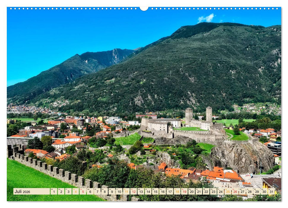 Auf der großen Tour durch die Schweiz, Etappe 1, Appenzell zum Genfer See (CALVENDO Premium Wandkalender 2026)