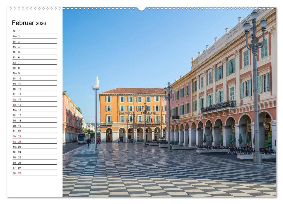 NIZZA Idyllische Impressionen (CALVENDO Premium Wandkalender 2026)