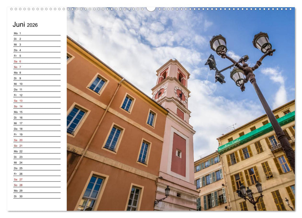 NIZZA Idyllische Impressionen (CALVENDO Premium Wandkalender 2026)
