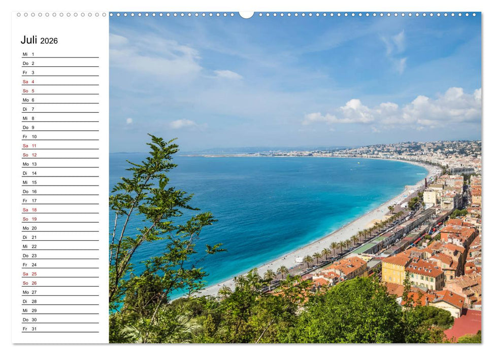NIZZA Idyllische Impressionen (CALVENDO Premium Wandkalender 2026)