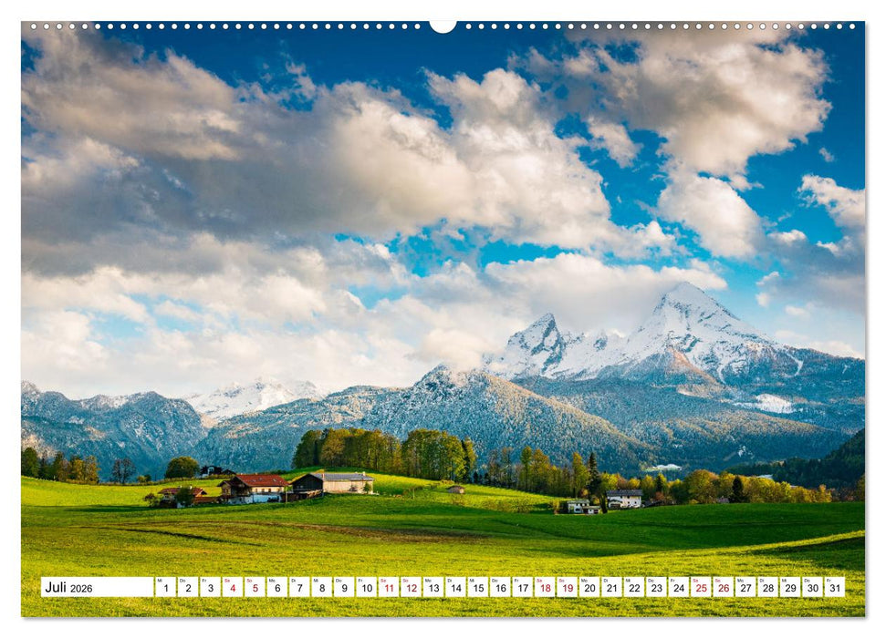 Berchtesgadener Alpen - Landschaften zum Träumen (CALVENDO Premium Wandkalender 2026)