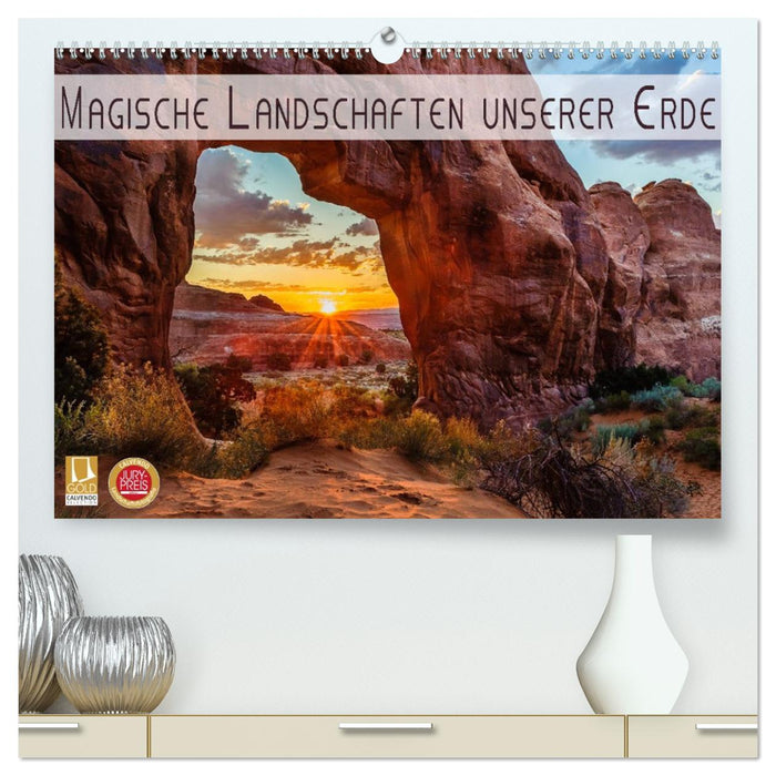 Magische Landschaften unserer Erde (CALVENDO Premium Wandkalender 2026)