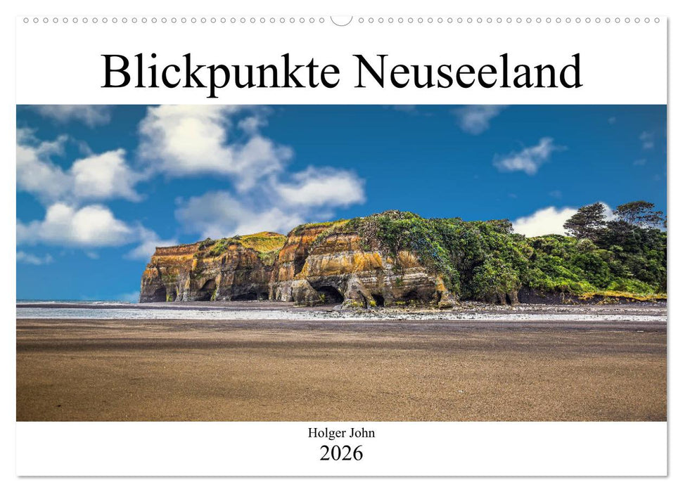 Blickpunkte Neuseeland (CALVENDO Wandkalender 2026)