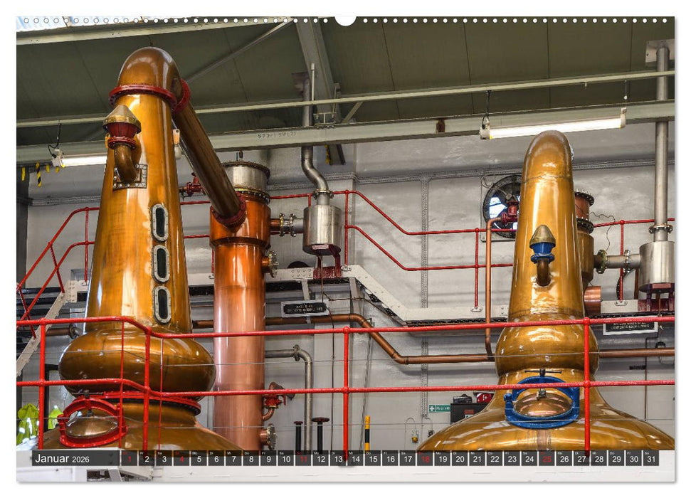 Whisky Distillery - Schottische Brennereien (CALVENDO Wandkalender 2026)