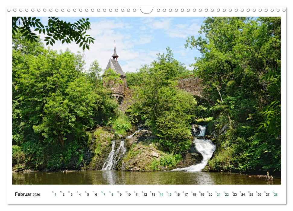 Die Eifel - Vulkane, Heidekraut und sanfte Hügel (CALVENDO Wandkalender 2026)