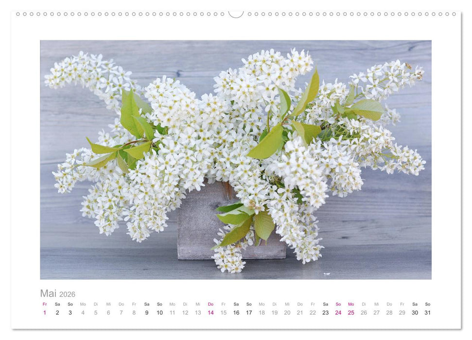 Blumen zart und schön (CALVENDO Premium Wandkalender 2026)