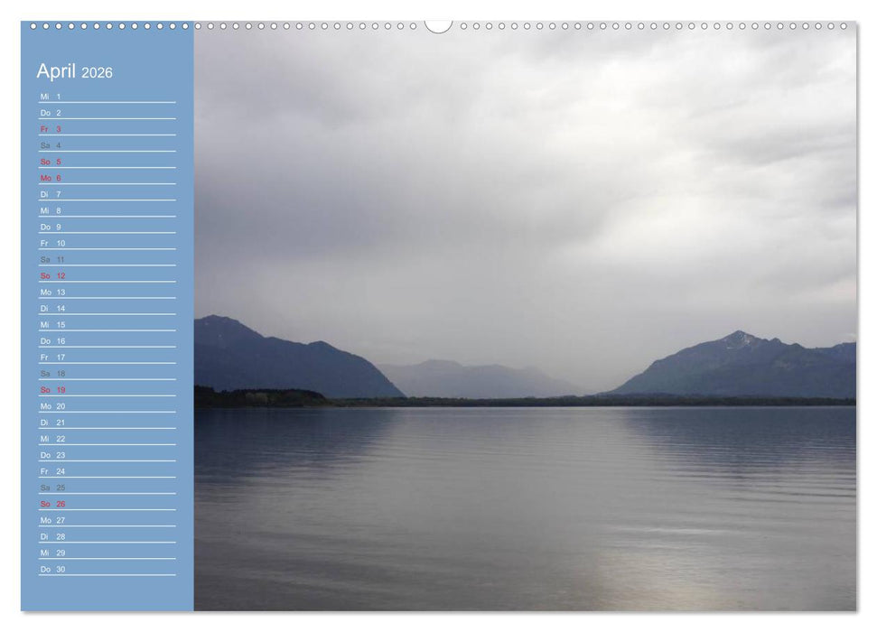 Am schönen Chiemsee (CALVENDO Premium Wandkalender 2026)