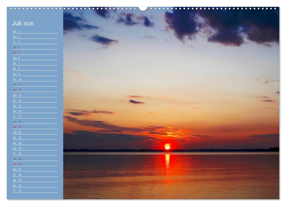 Am schönen Chiemsee (CALVENDO Premium Wandkalender 2026)