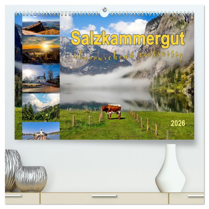 Salzkammergut, überraschend vielseitig (CALVENDO Premium Wandkalender 2026)