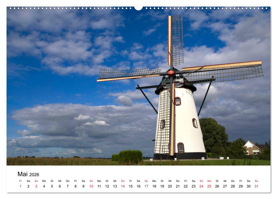 DIE SCHÖNSTEN WINDMÜHLEN IN HOLLAND 2026 (CALVENDO Premium Wandkalender 2026)