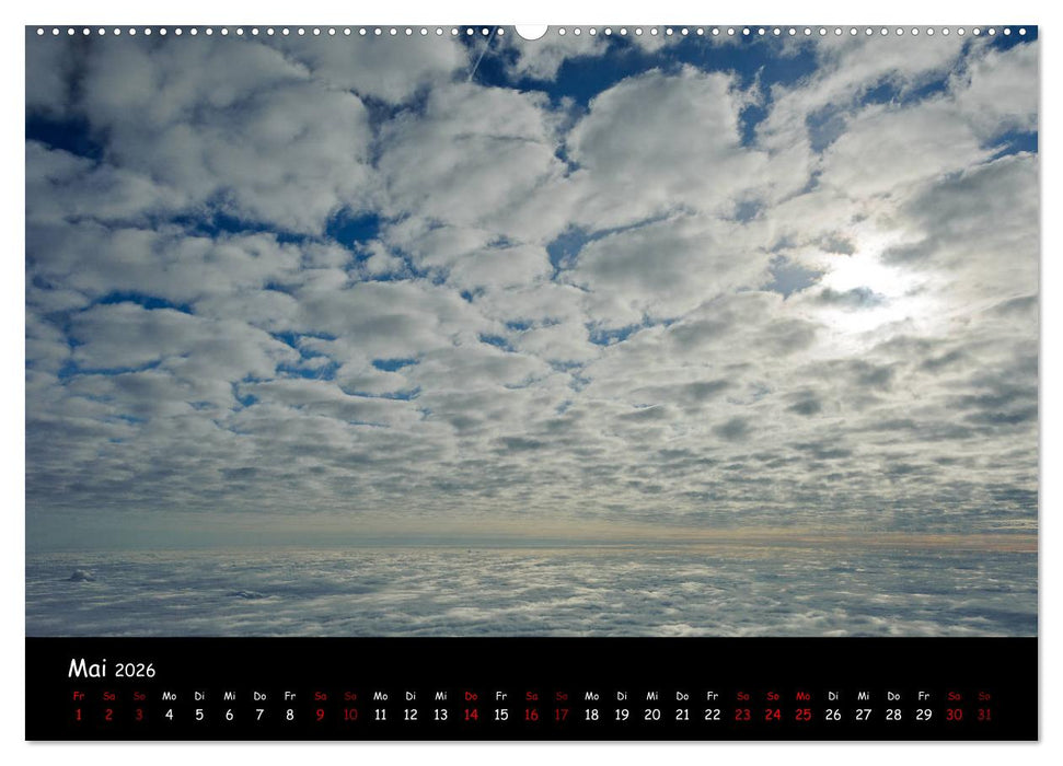 Wolkenwelten (CALVENDO Premium Wandkalender 2026)