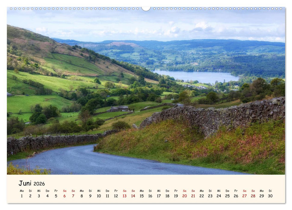 Lake District England (CALVENDO Premium Wandkalender 2026)