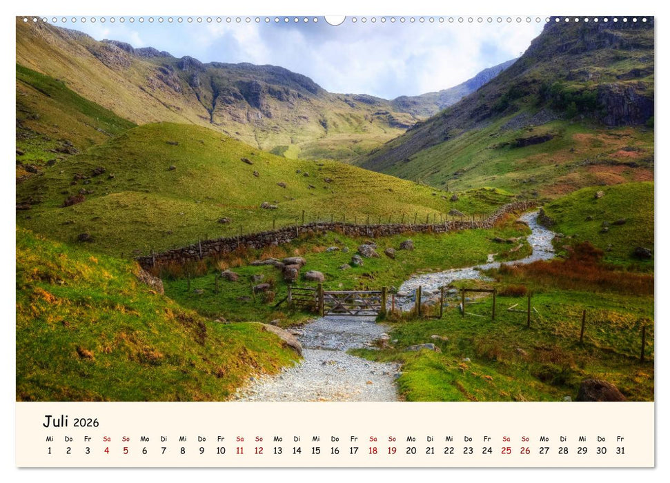 Lake District England (CALVENDO Premium Wandkalender 2026)