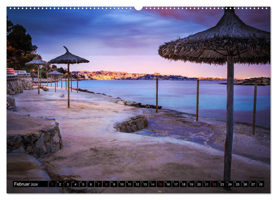 MALLORCA BEI NACHT (CALVENDO Premium Wandkalender 2026)