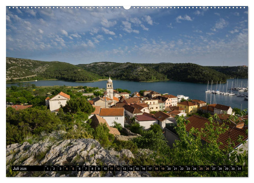 Dalmatien - Perle der Adria (CALVENDO Premium Wandkalender 2026)